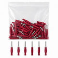E‑Z‑Hook 9250 Fiches à broche 0,080 po rouges – lot de 50