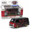 Dodge A100 Panel Van 1964 flammes rouges 1:64 – M2 Machines