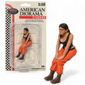 Figurine mécanicienne assise American Diorama 1:18