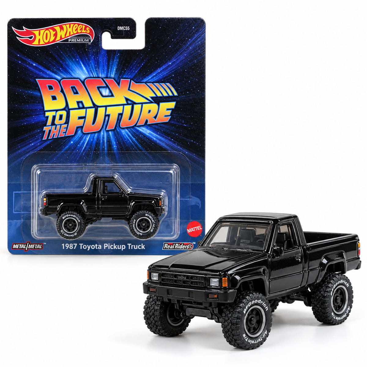 Toyota Pickup Truck 1987 noir – Hot Wheels Premium Back to the Future