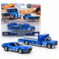 Ford Mustang Boss 302 1969 et Retro Rig Ford Race Team – Hot Wheels Team Transport
