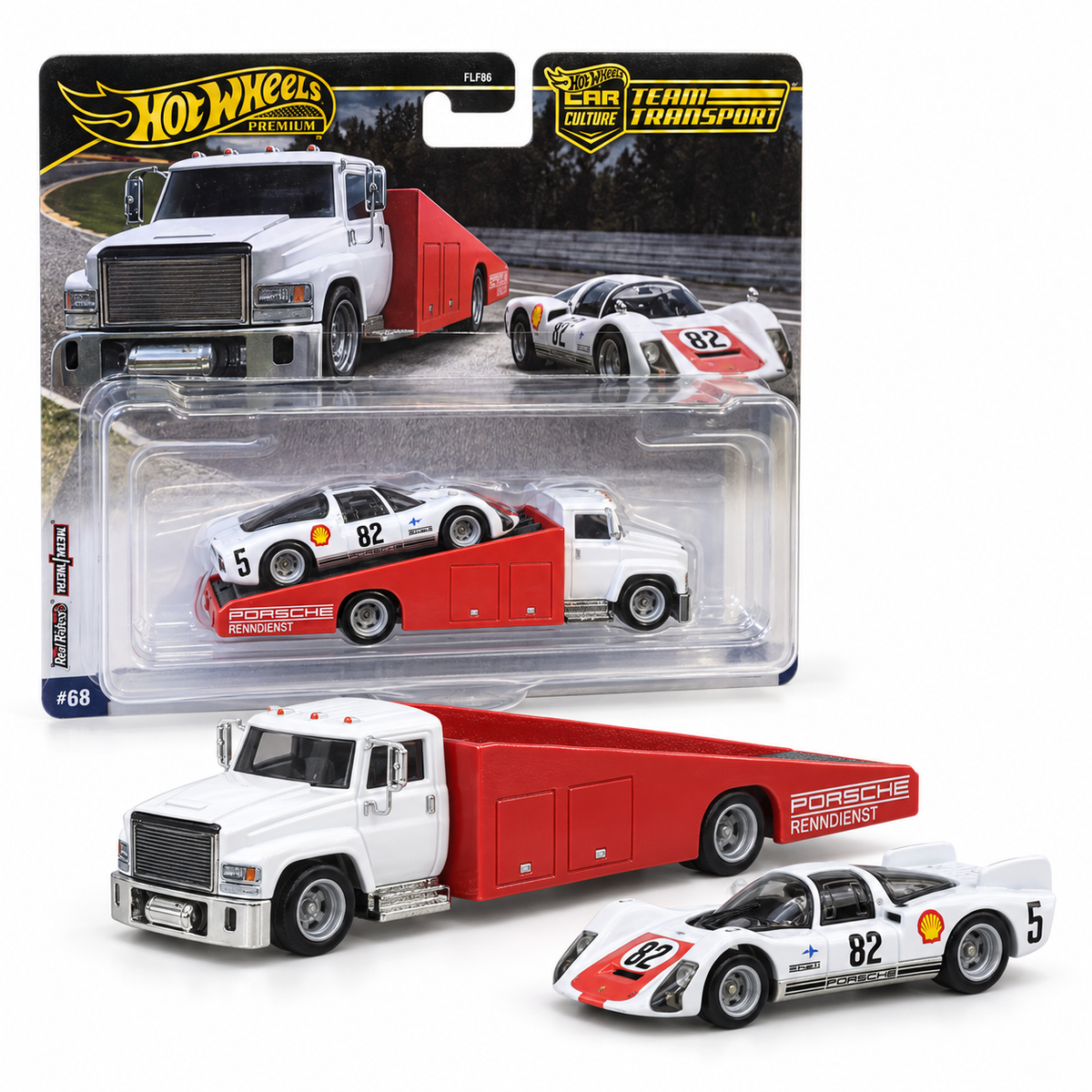 Porsche 917 LH #82 et Euro Hauler Porsche Renndienst – Hot Wheels Team Transport