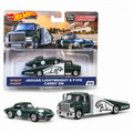 Jaguar Lightweight E-Type avec Carry On 1:64 – Hot Wheels Team Transport