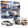 Nissan Laurel 2000 SGX avec Sakura Sprinter GReddy 1:64 – Hot Wheels Team Transport