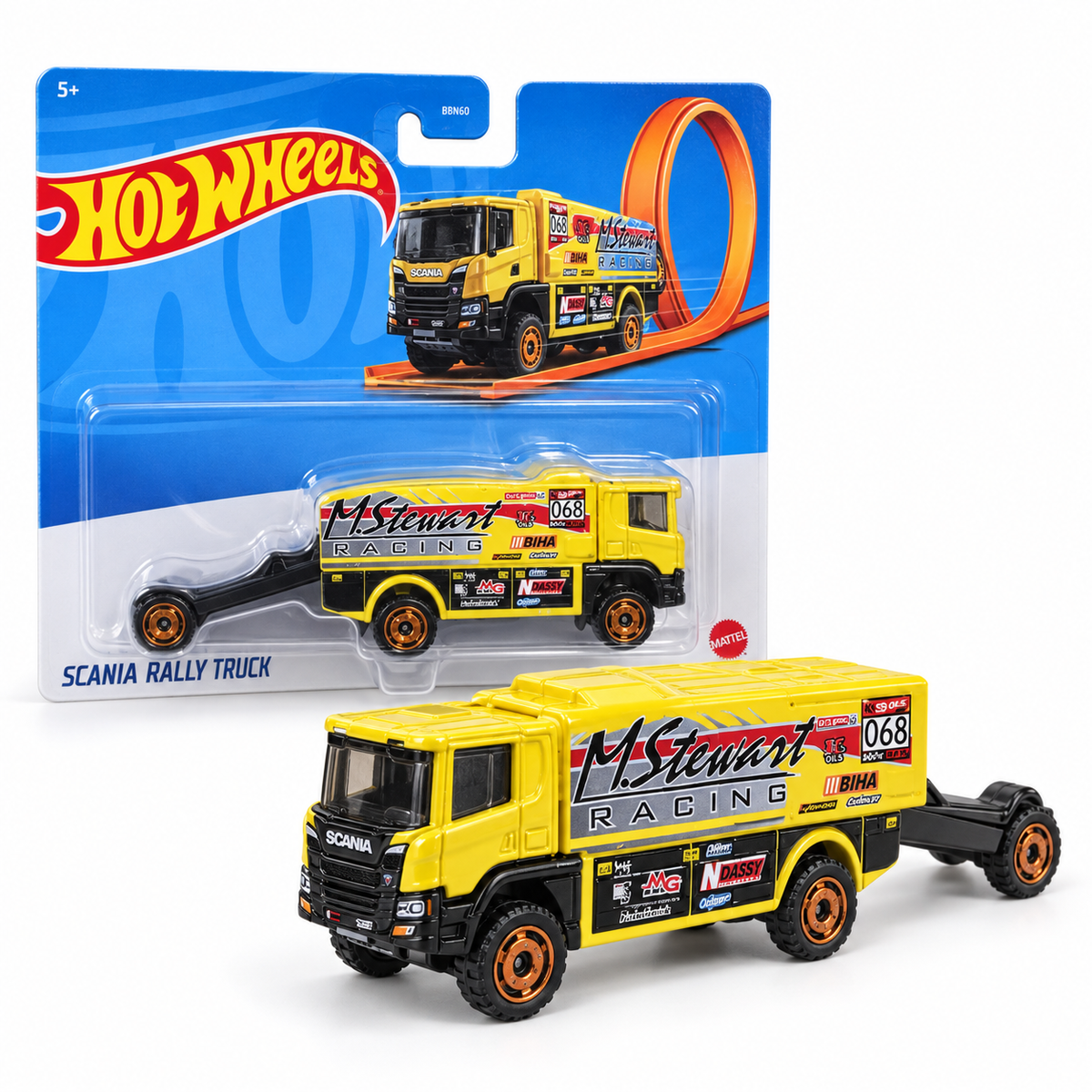 Scania Rally Truck M. Stewart Racing 1:64 – Hot Wheels