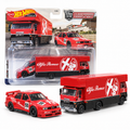 Alfa Romeo 155 V6 Ti #55 avec Sakura Sprinter 1:64 – Hot Wheels Team Transport