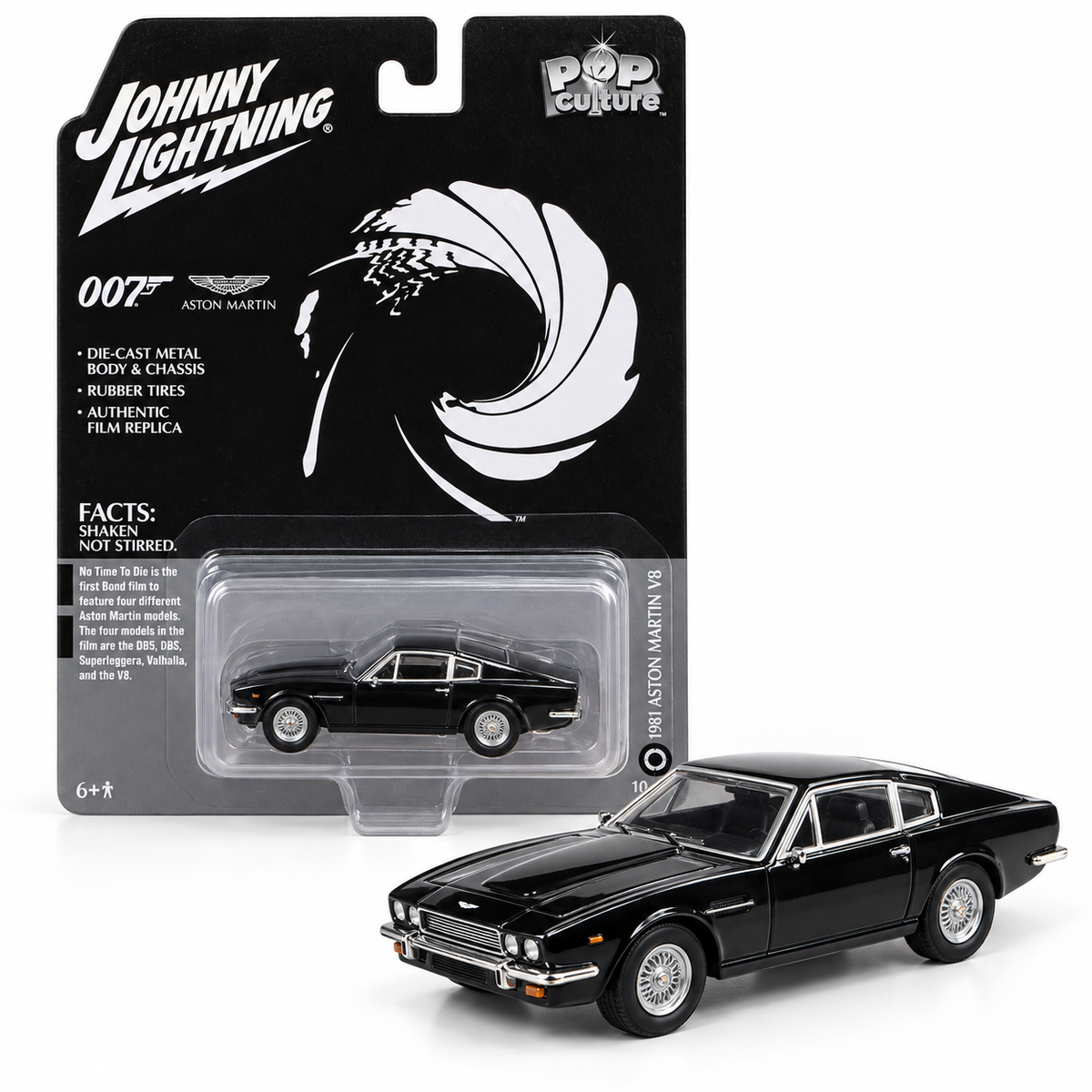 Aston Martin V8 1981 James Bond 007 No Time to Die 1:64 – Johnny Lightning