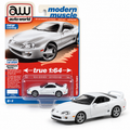 Toyota Supra 1993 Super White 1:64 – Auto World Modern Muscle