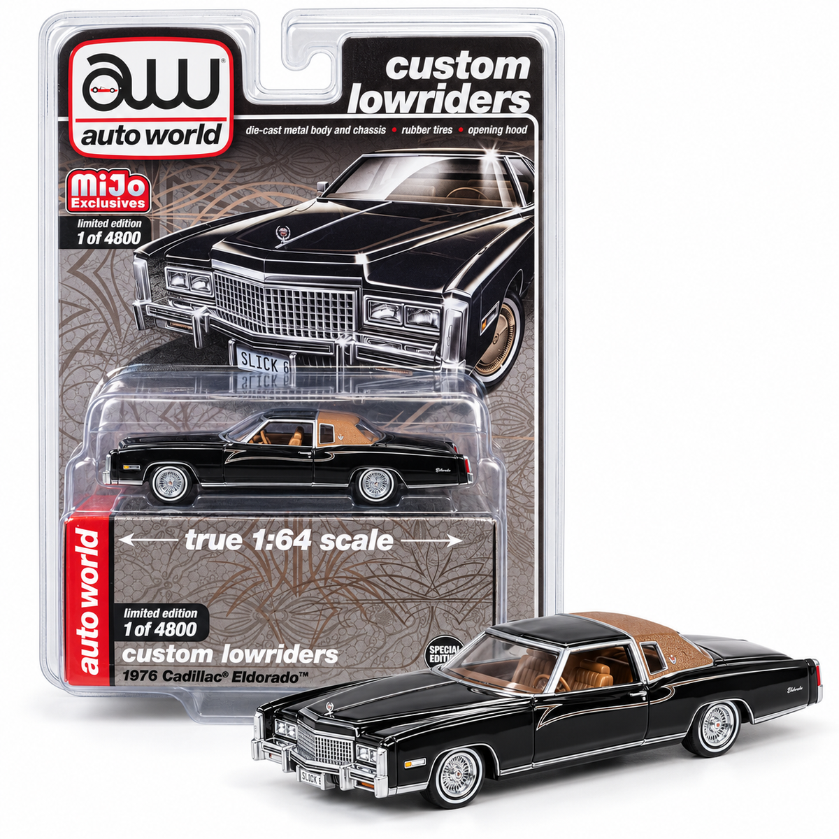 Cadillac Eldorado 1976 Custom Lowriders 1:64 – Auto World Mijo Exclusives