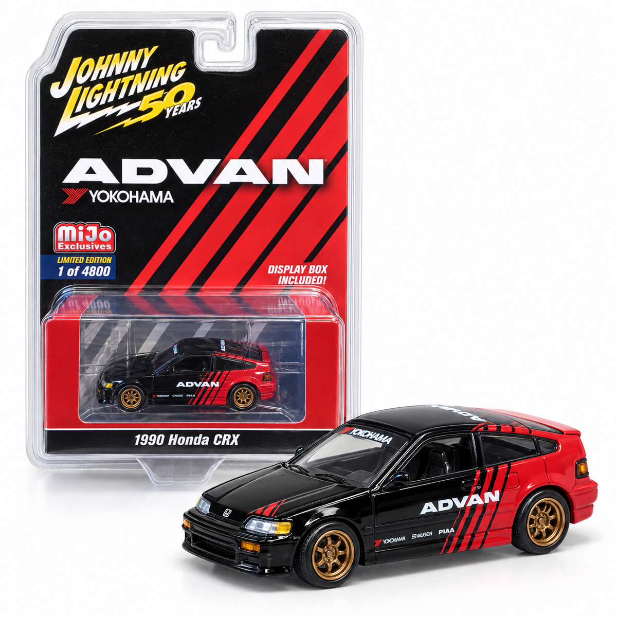 Honda CRX 1990 Advan Yokohama 1:64 – Johnny Lightning