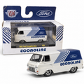 Ford Econoline Van 1965 blanche et bleue 1:64 – M2 Machines