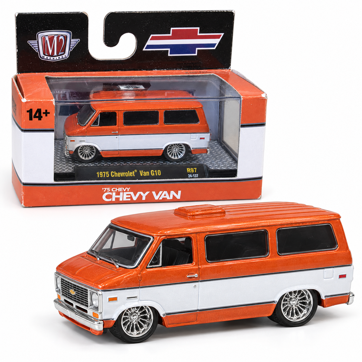 Chevrolet Van G10 1971 Sunny Daze 1:64 – M2 Machines