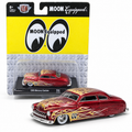 Mercury Custom 1949 rouge à flammes 1:64 – M2 Machines Moon Equipped