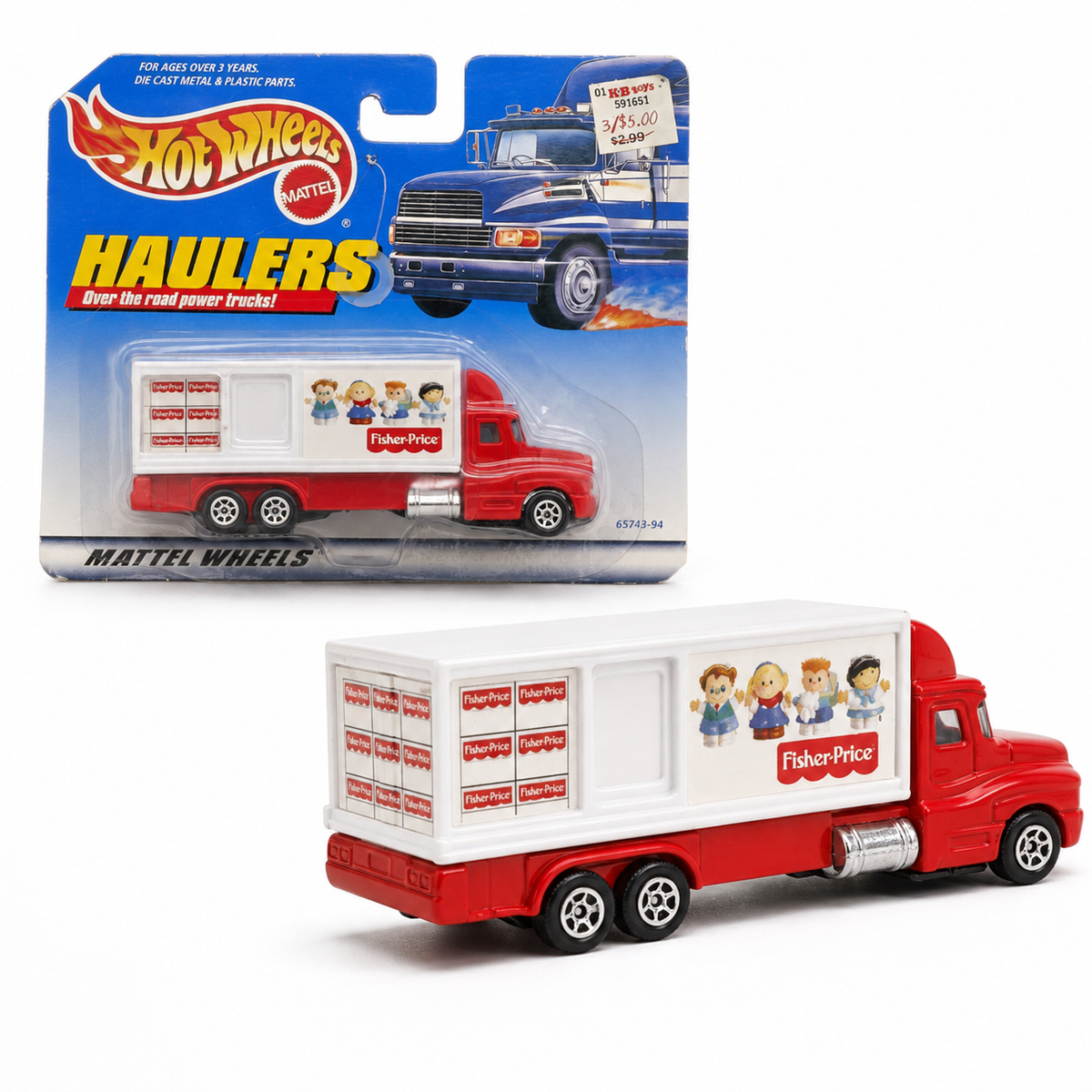 Camion porteur Fisher-Price – Hot Wheels Haulers