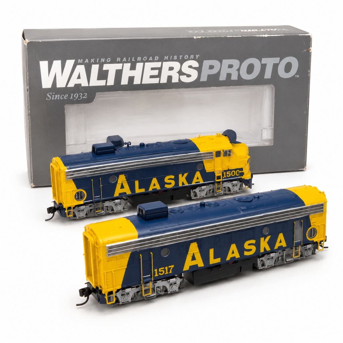 Ensemble de locomotives diesel EMD F7A/F7B – Alaska Railroad
