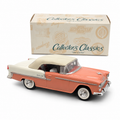Chevrolet Bel Air Convertible 1955 1:43 – Collector’s Classics Buby – Corail, capote relevée