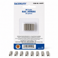 Bachmann 44499 Éclisses de rail HO nickel-argent – 36 pièces