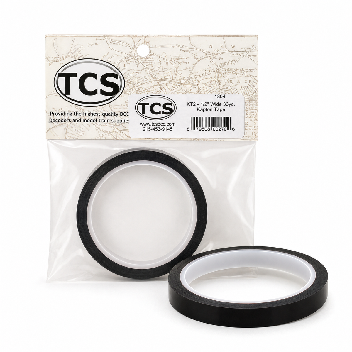 TCS 1304 KT2 Ruban Kapton 1/2 po × 36 verges