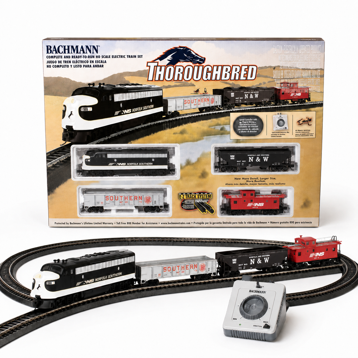 Bachmann 00691 Thoroughbred Norfolk Southern – Coffret de départ HO