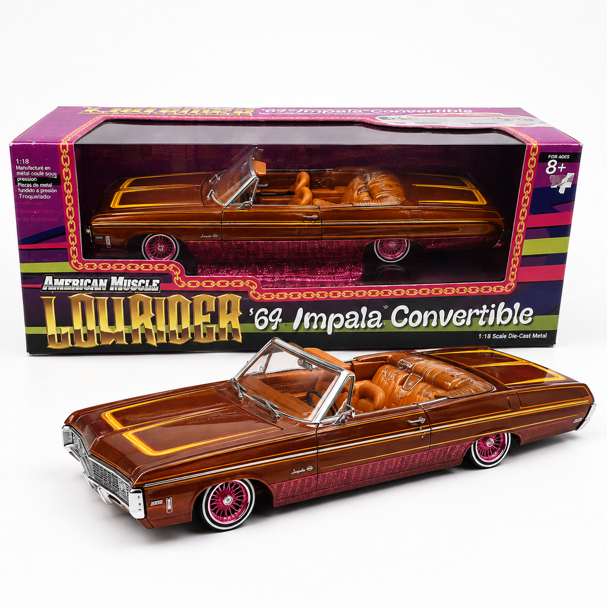 ERTL American Muscle Lowrider Chevrolet Impala 1964 1:18