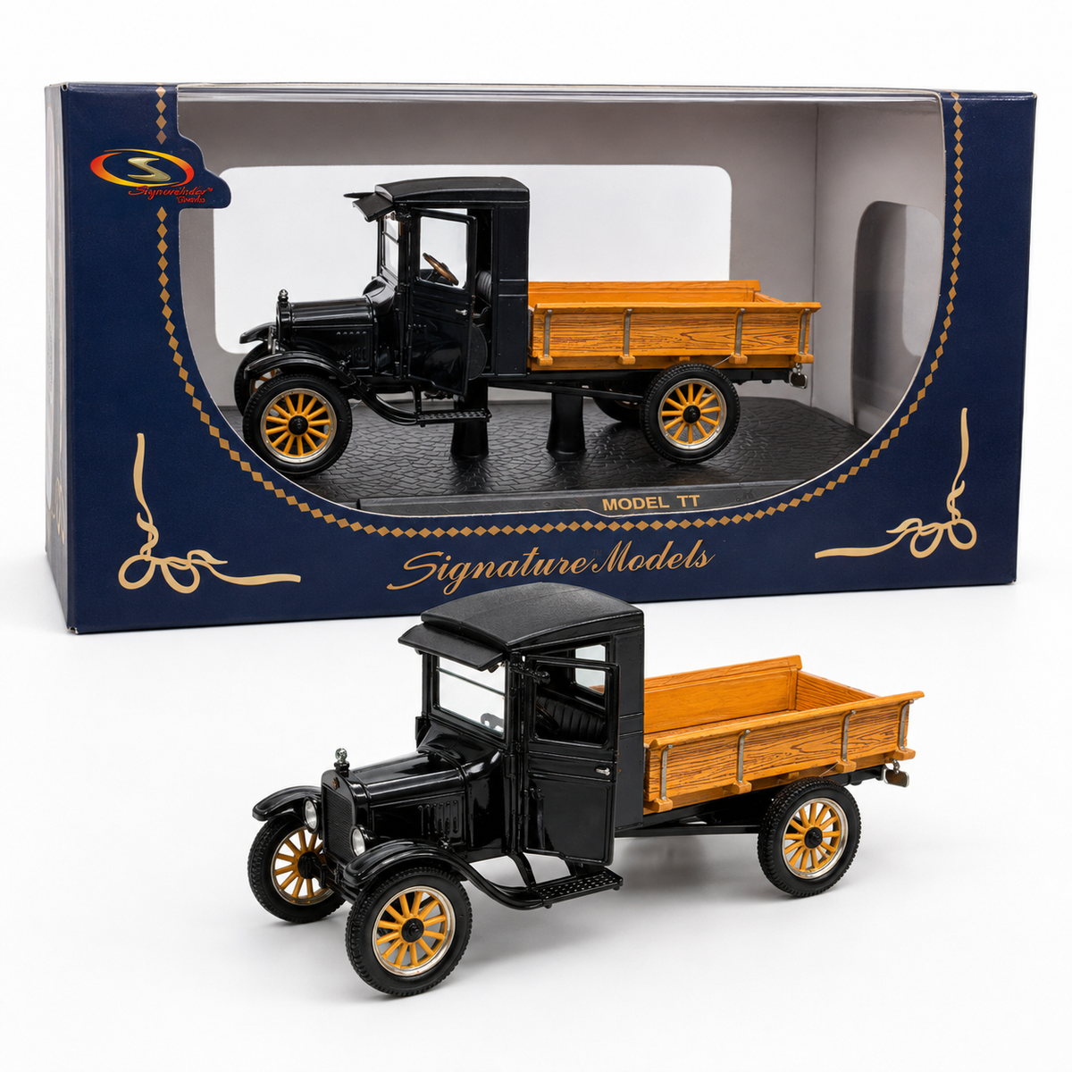 Signature Models Ford Model TT 1923 camion noir et bois 1:32