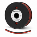 Câble zip rouge/noir Powerwerx 16 AWG – rouleau de 100 pi