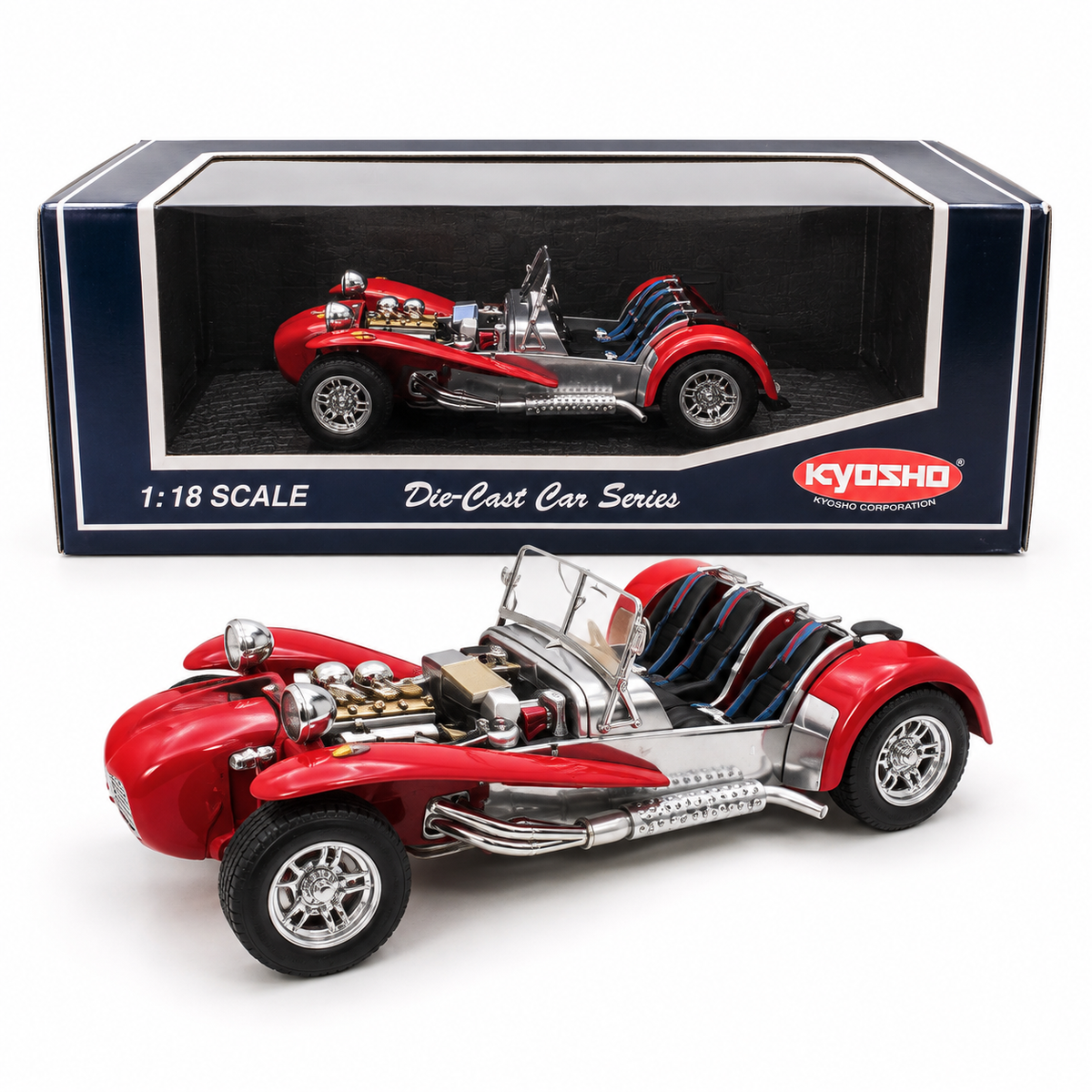 Kyosho Caterham Super Seven rouge 1:18 – 7020R