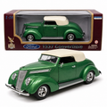 Road Legends Ford Convertible 1937 vert métallisé 1:18