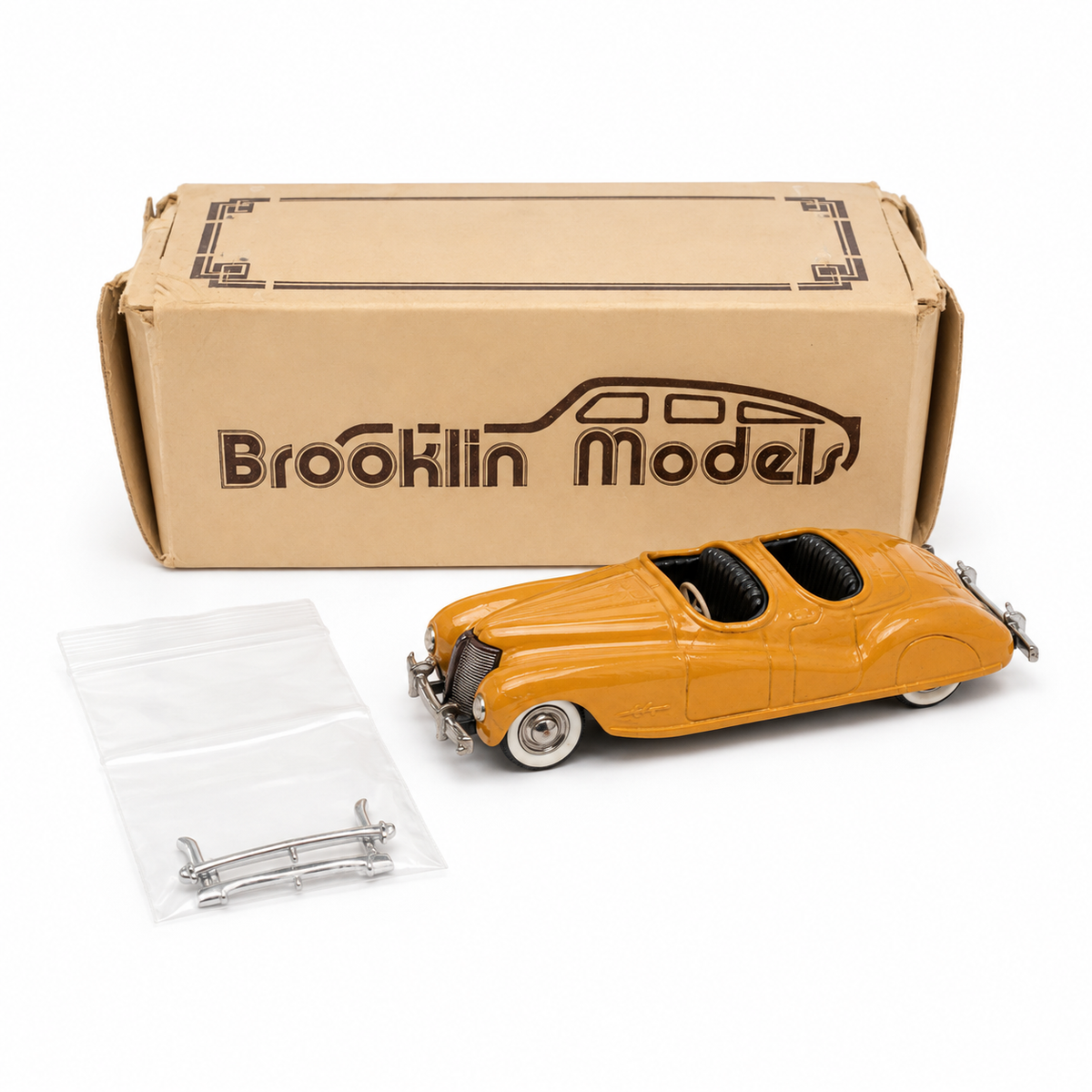 Brooklin Models Graham Hollywood Cabriolet 1940 jaune 1:43