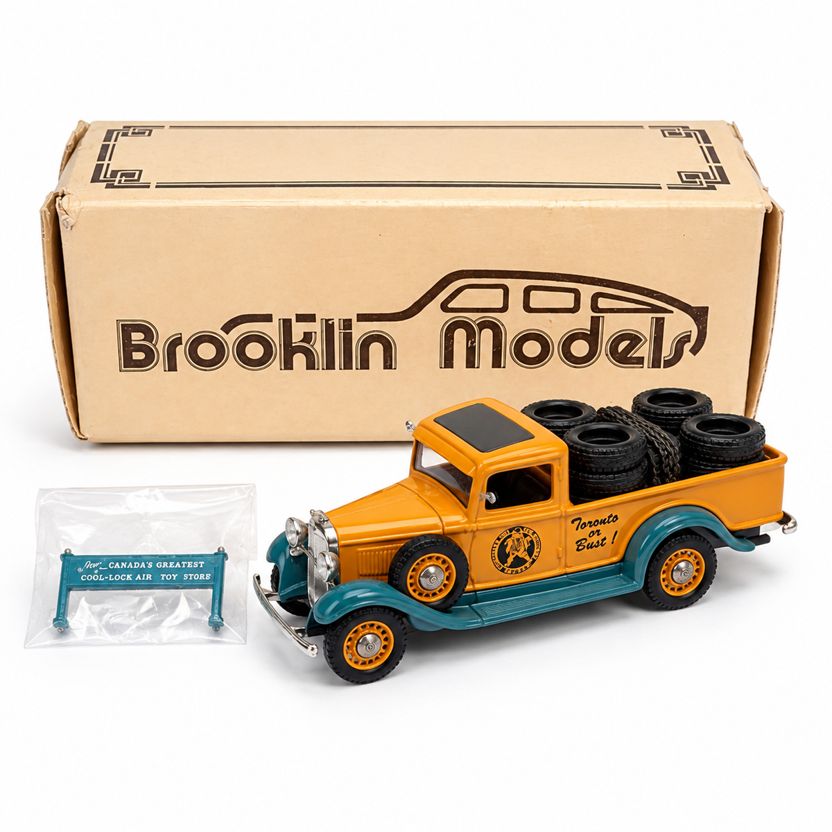 Brooklin Models Dodge Pick-up Toronto or Bust 1935 1:43