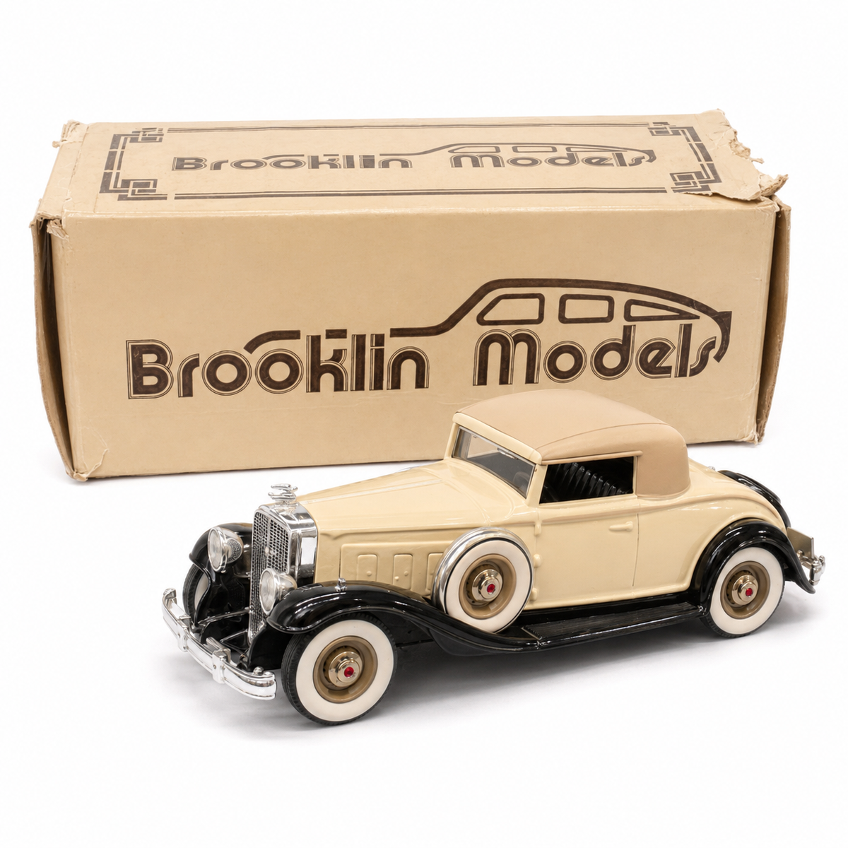 Brooklin Models Packard Light Eight Coupé 1932 crème 1:43