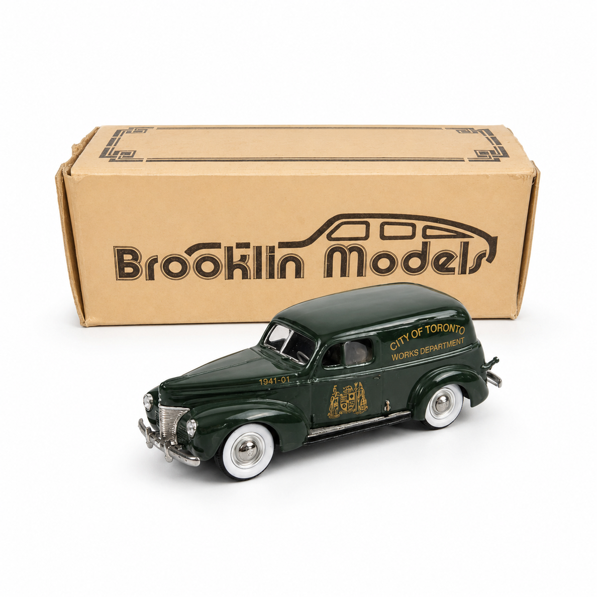 Brooklin Models Ford Sedan Delivery Toronto Works 1940 1:43