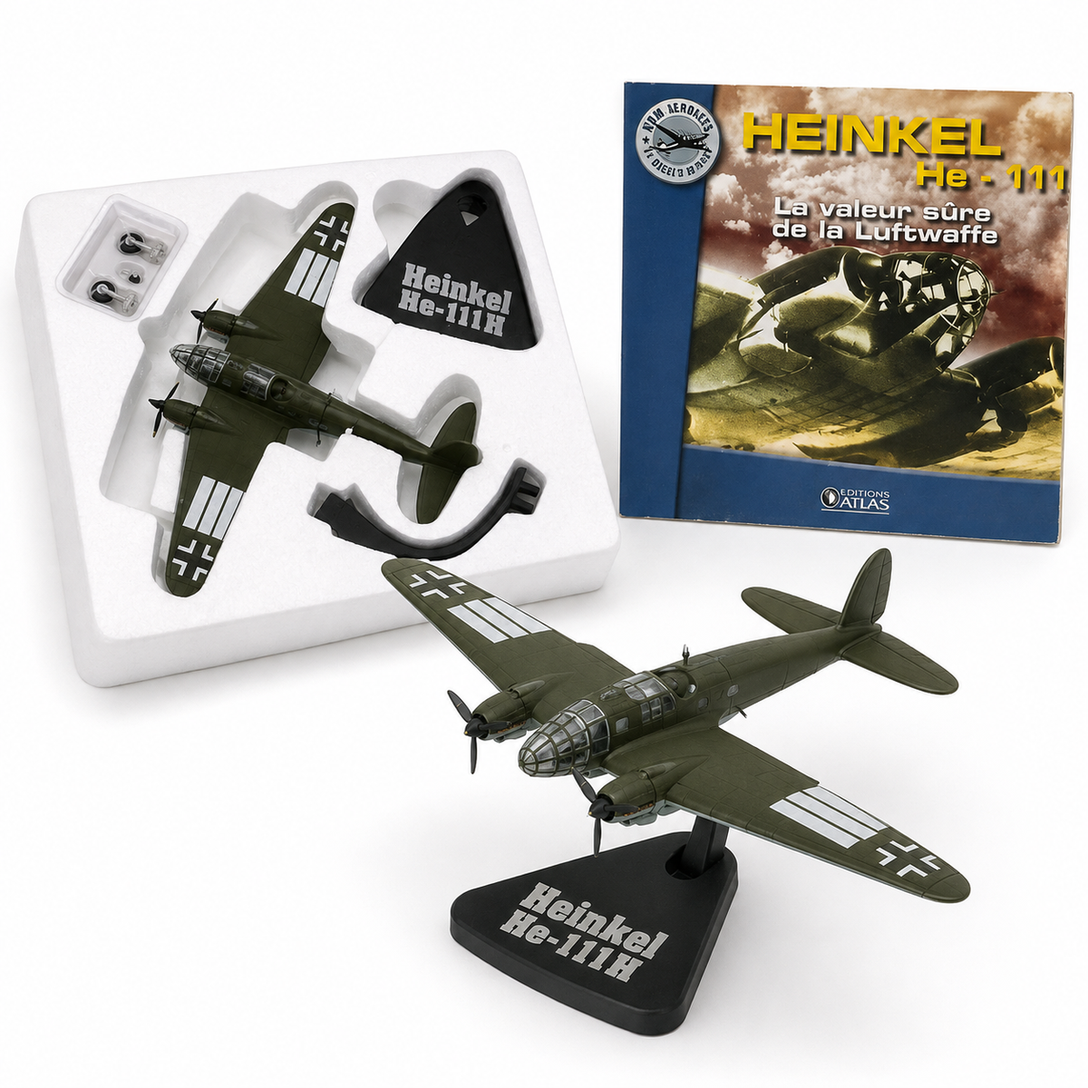 Heinkel He 111H Luftwaffe – Avion militaire Atlas 1:144