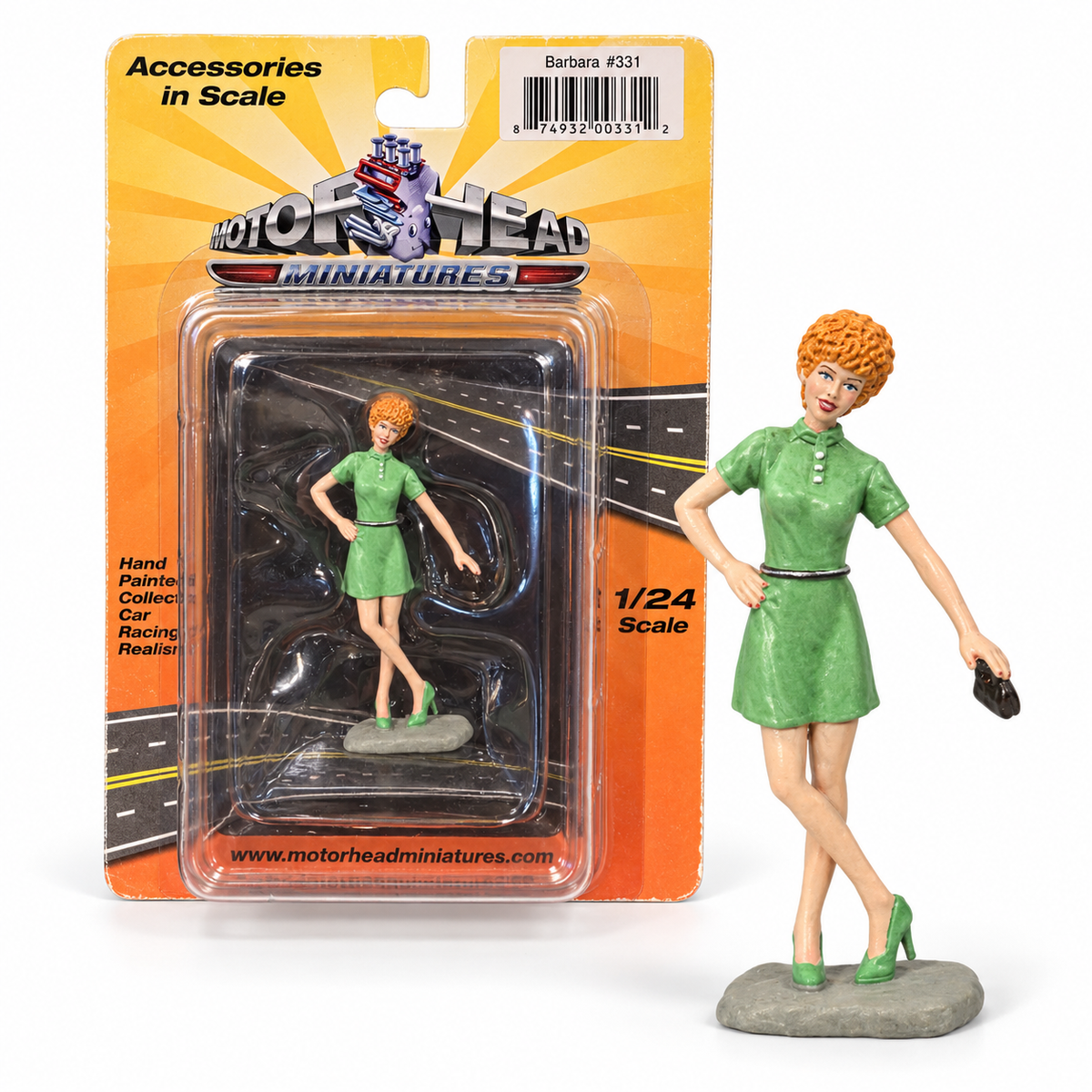 Figurine Barbara n°331 Motorhead Miniatures 1:24 pour diorama
