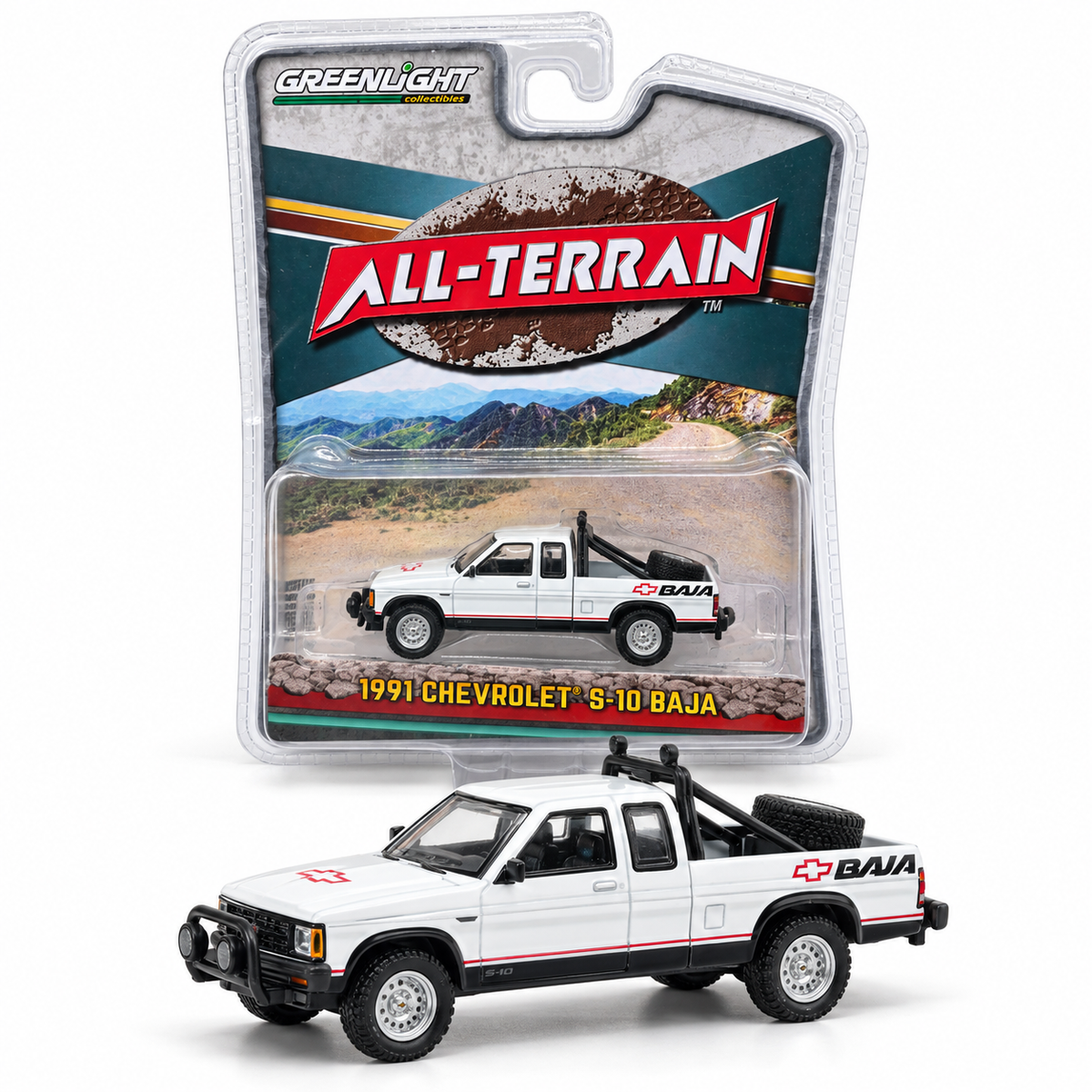 GreenLight All-Terrain – Chevrolet S-10 Baja 1991 1:64