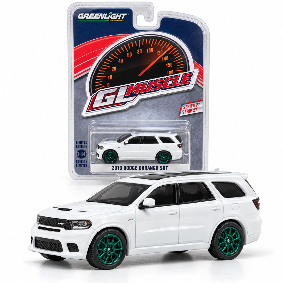 GreenLight Muscle Série 27 – Dodge Durango SRT 2019 1:64  Chase