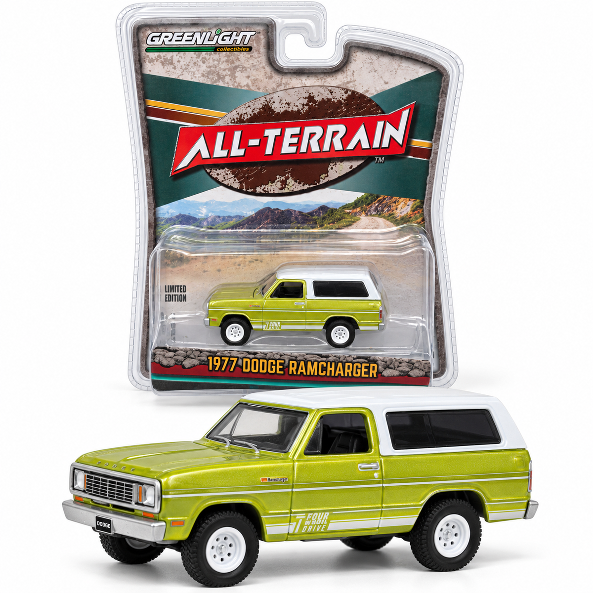 GreenLight All-Terrain – Dodge Ramcharger 1977 1:64