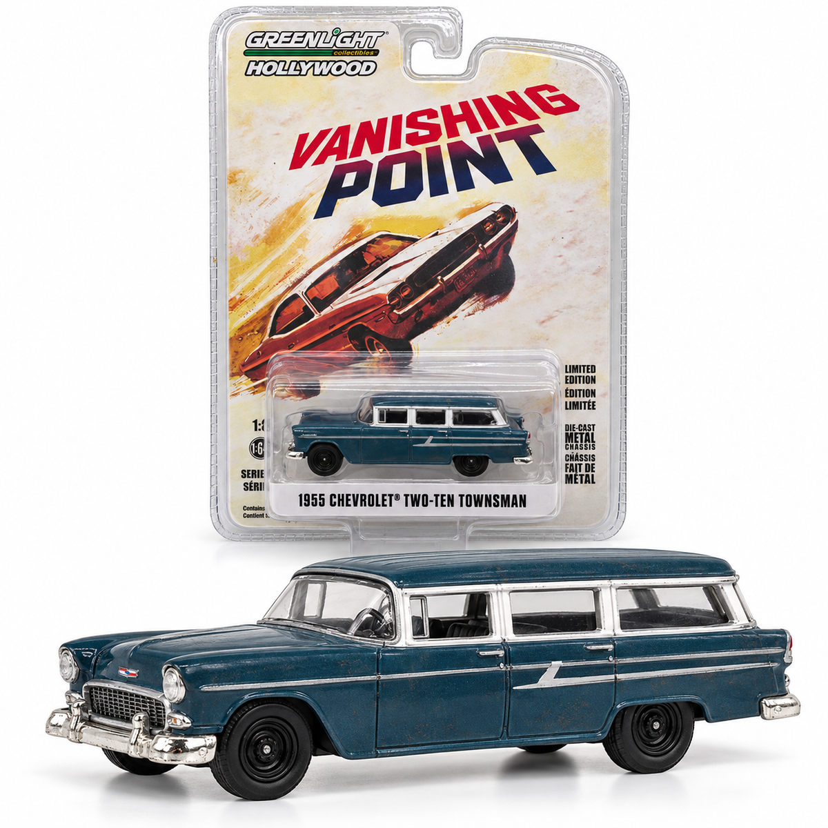 GreenLight Hollywood Vanishing Point – Chevrolet Two-Ten Townsman 1955 1:64