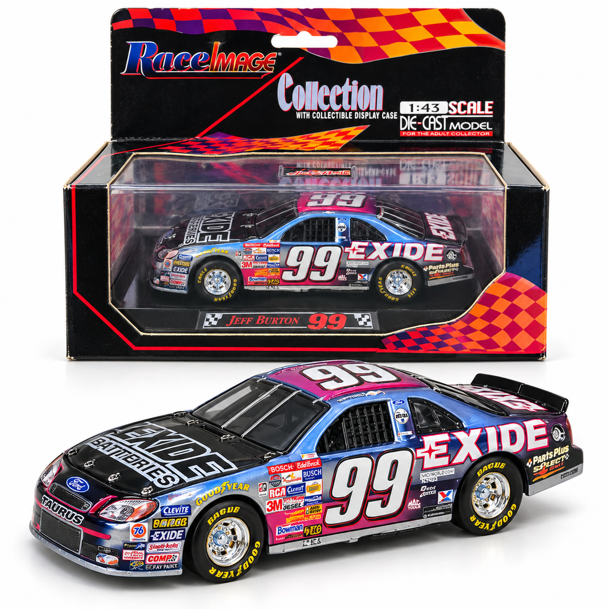 Jeff Burton #99 Exide Ford Taurus NASCAR 1:43