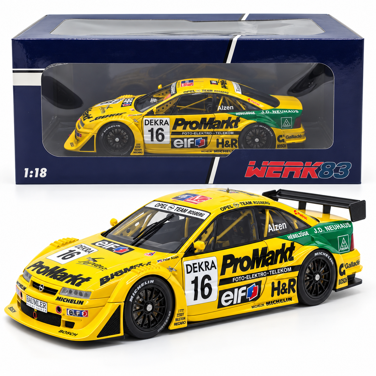 Opel Vectra GTS V8 DTM 2005 #16 Peter Alzen 1:18