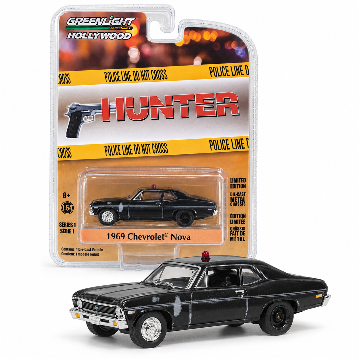 GreenLight Hollywood Hunter – Chevrolet Nova 1969 1:64