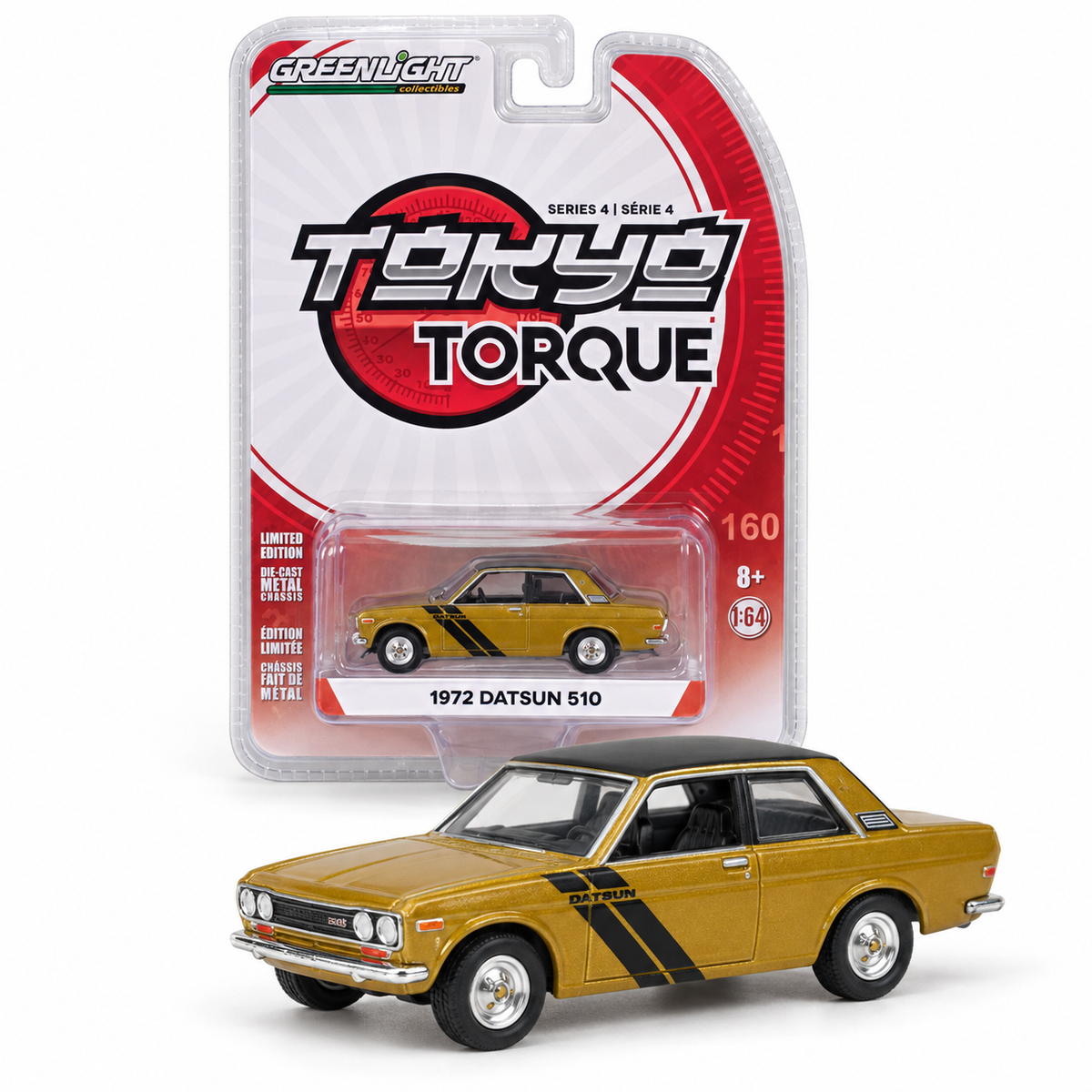 GreenLight Tokyo Torque Série 4 – Datsun 510 1972 1:64