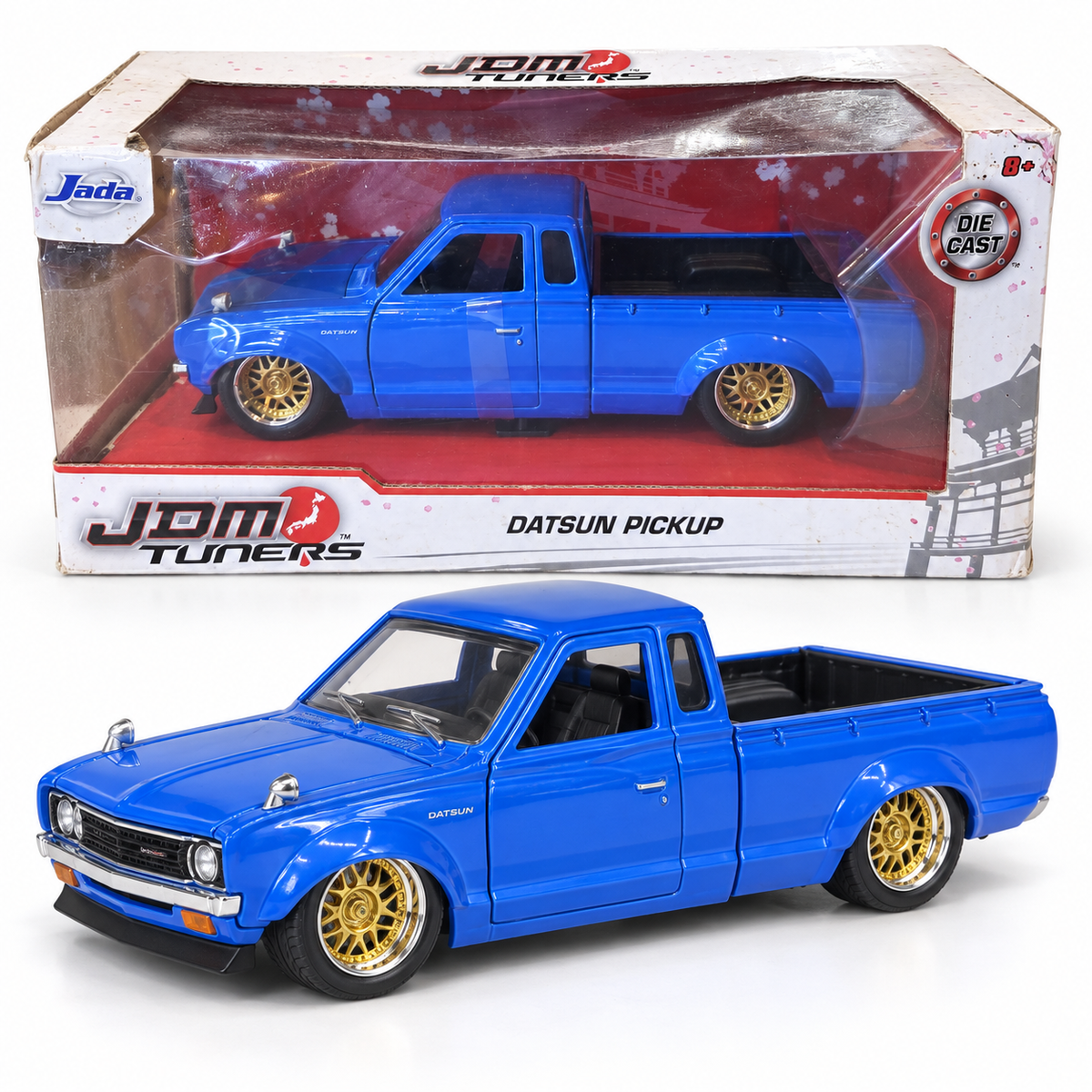 Datsun Pickup bleue – Jada JDM Tuners 1:24