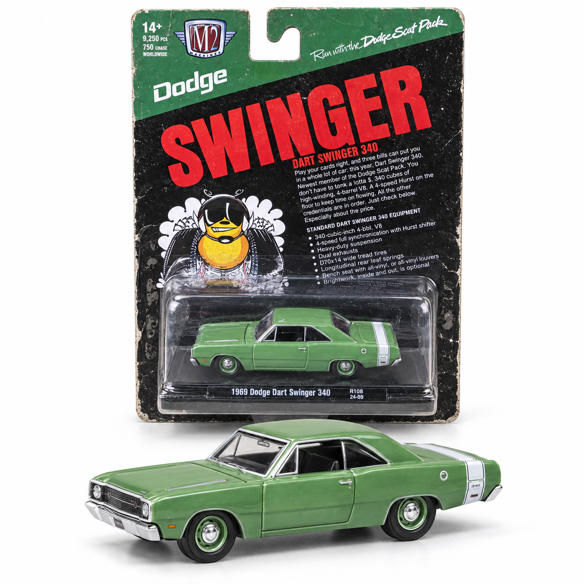 Dodge Dart Swinger 340 1969 1:64 – M2 Machines