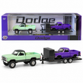 Dodge W200 Power Wagon 1974 avec remorque et camionnette custom – M2 Machines