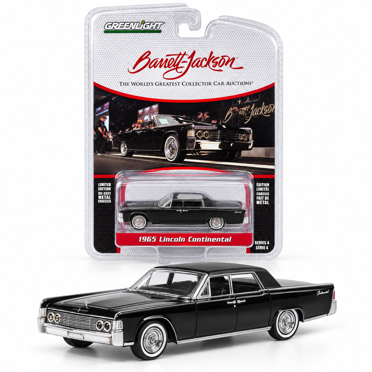 GreenLight Barrett-Jackson Série 4 – Lincoln Continental 1965 1:64