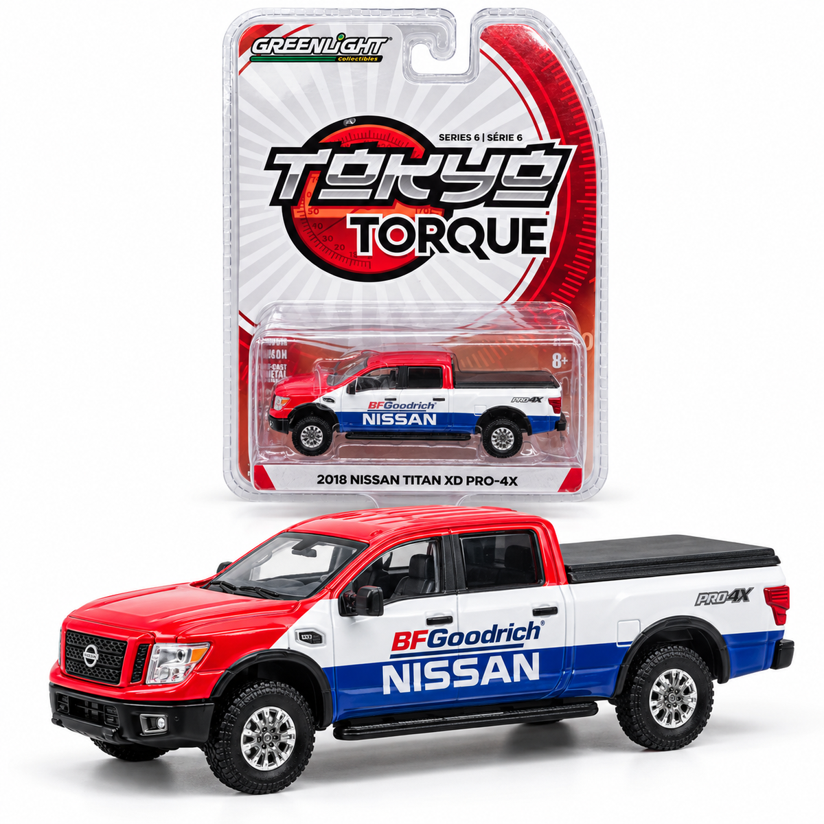 GreenLight Tokyo Torque Série 6 – Nissan Titan XD Pro-4X 2018 1:64